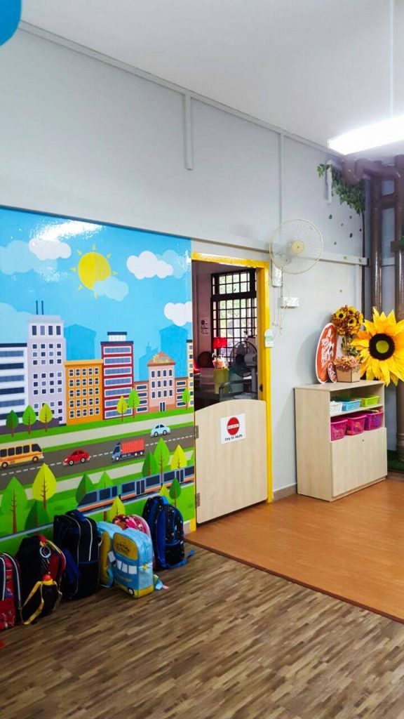 kindergarten renovation play area view 1