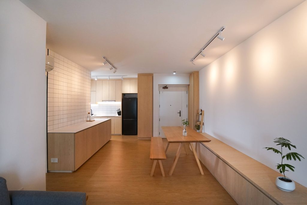 Japandi Interior Design in living room