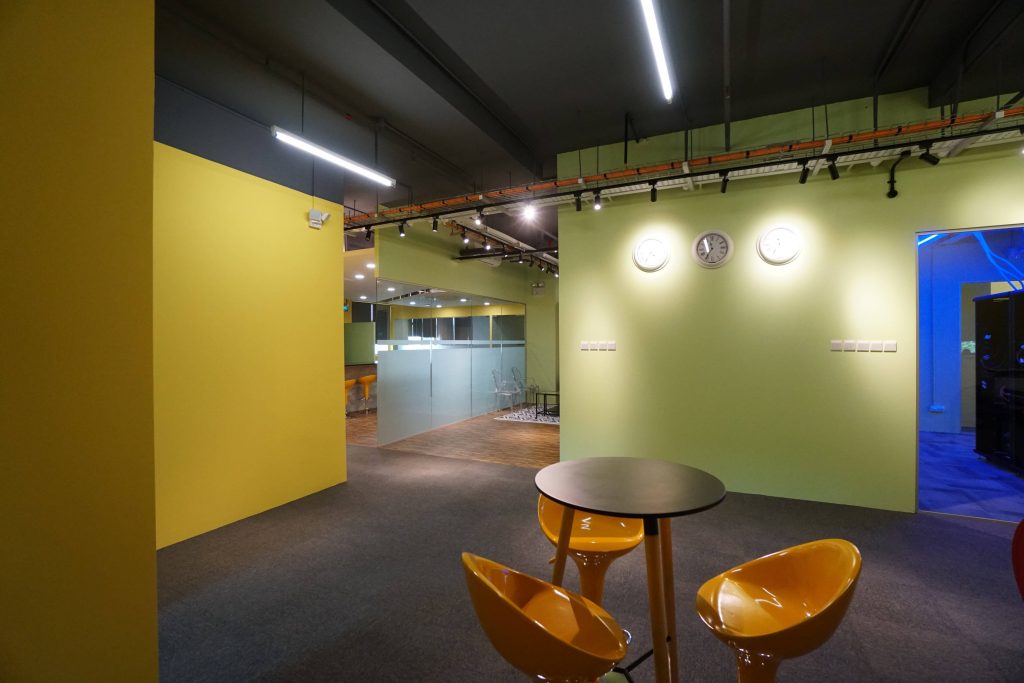 office renovation waiting area view 2