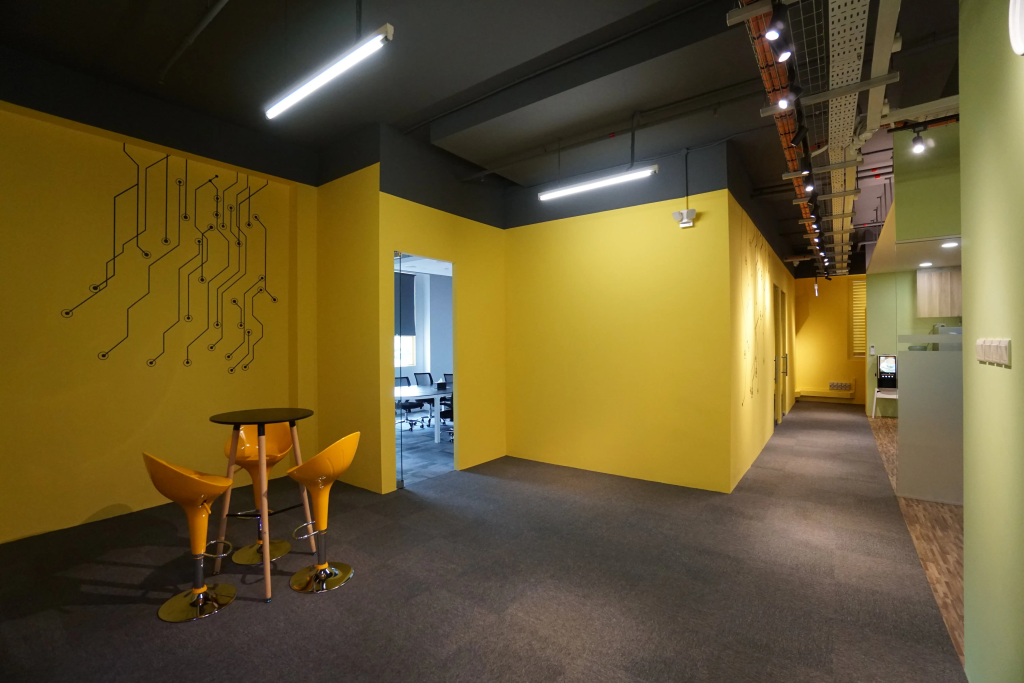 office renovation waiting area view 1