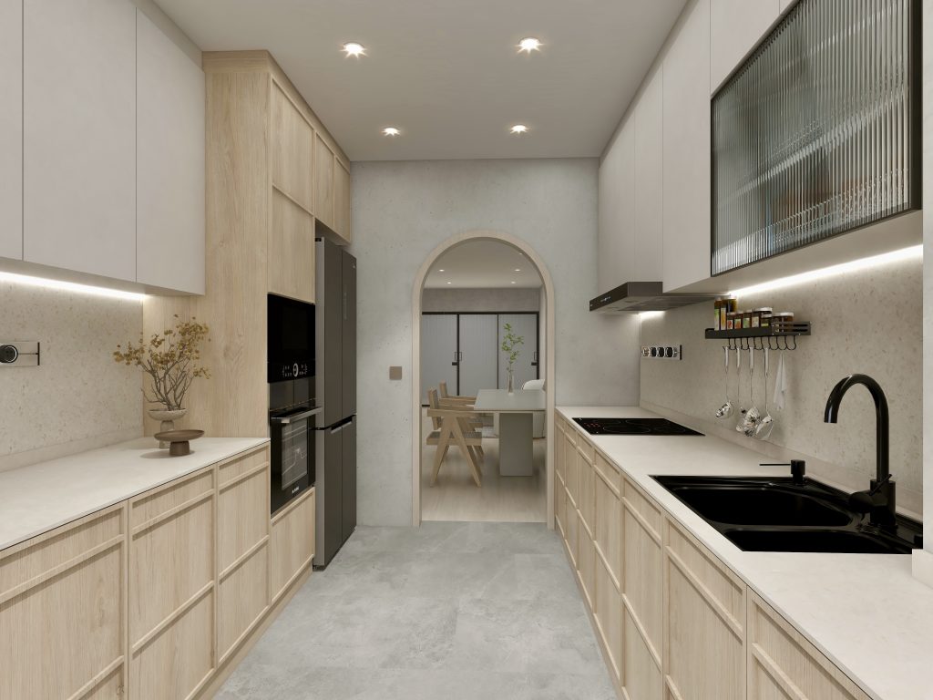 Immaculate Japandi Interior Design, Singapore renovations