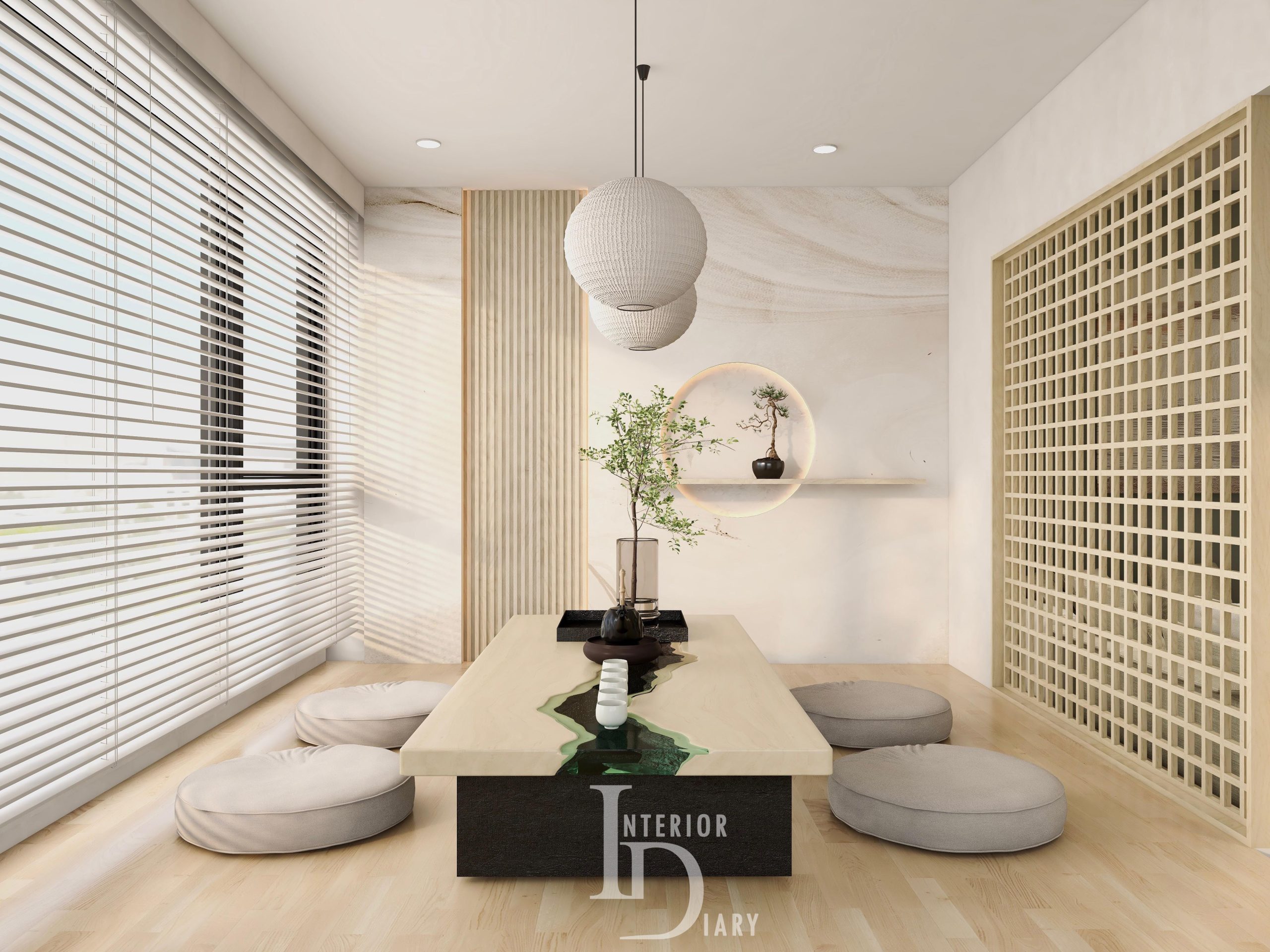 Pro 5 Photo 4 Wabi Sabi Interior Design for HDB or Condo Showcase 1 Guest Area
