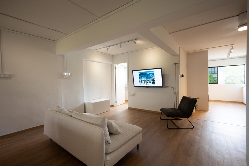 open home concept, 4room hdb with no partitions