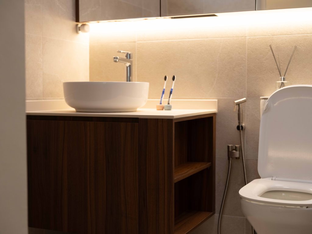 119D Kim Tian Road #09-208(4RM Resale)-6 scandi hdb renovation, by Interior Diary, toilet carpentry