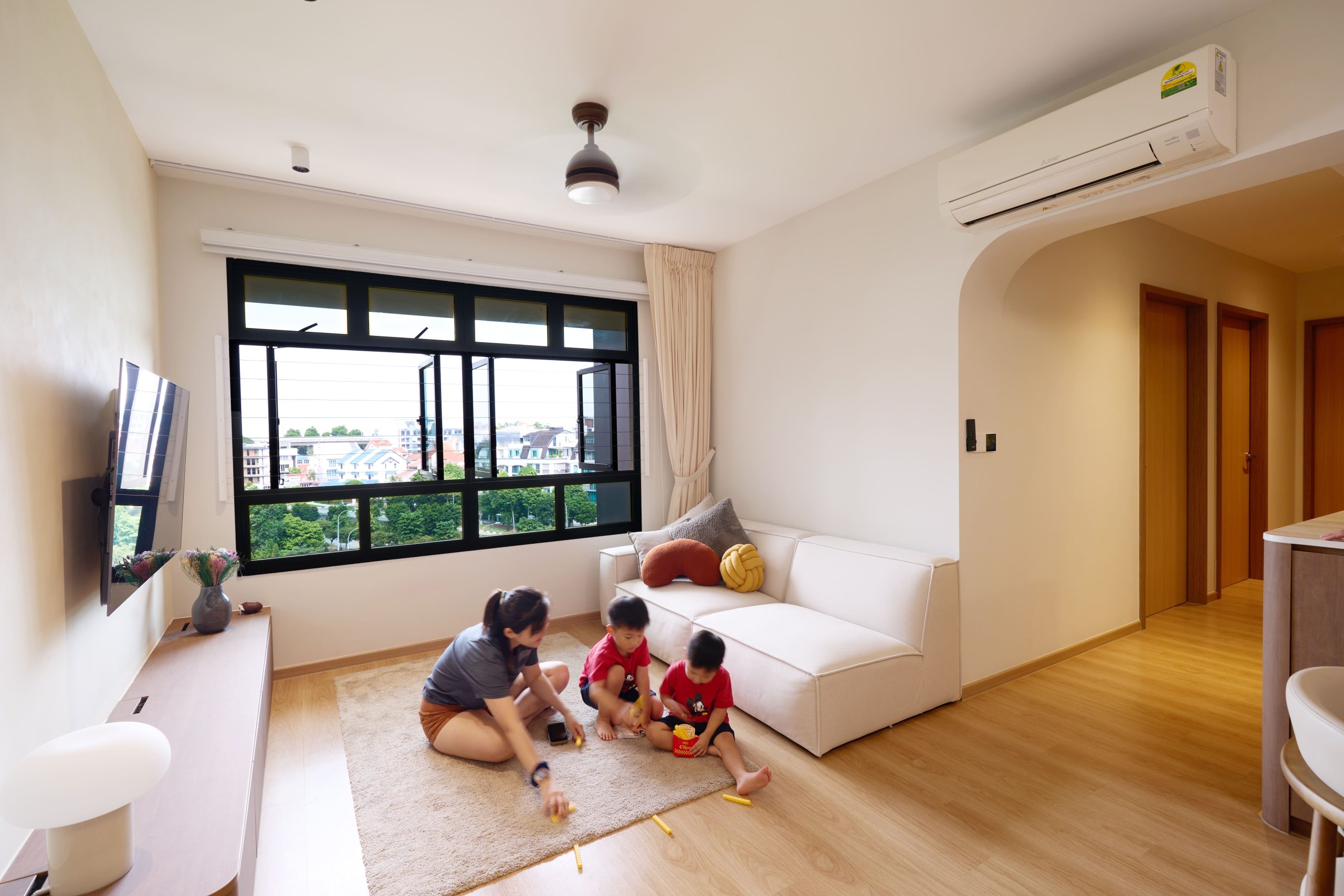 HDB Renovation 213A Bidadari Park Drive Living Room